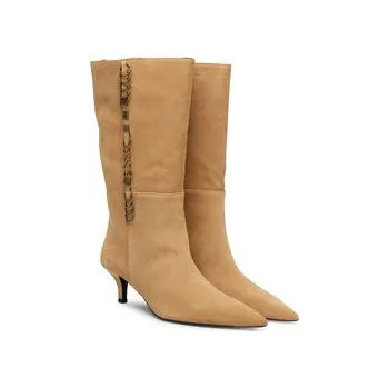 Dámské kozačky Kozačky Patrizia Pepe 8Y0138 L033 Béžová 40