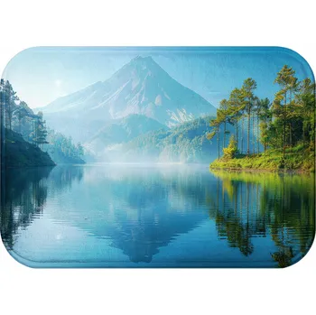 Koupelnová předložka KOUPELNOVÁ PŘEDLOŽKA | RYCHLESCHNOUCÍ 40x60 MĚKKÁ VODĚODOLNÁ PROTISKLUZOVÁ