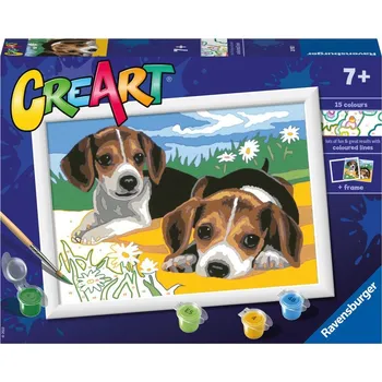 Puzzle CreArt Štěňata Jack Russella