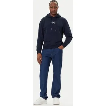 Pánská móda Calvin Klein Jeans Mikina LV04RD243G Tmavomodrá Regular Fit S