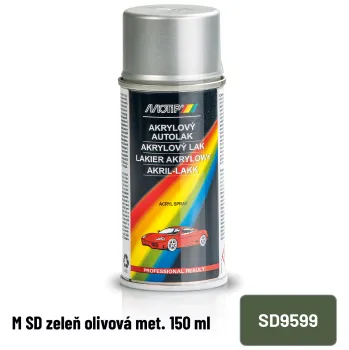 Barva ve spreji ŠKODA sprej 9599 zeleň olivová metalíza – 150 ml