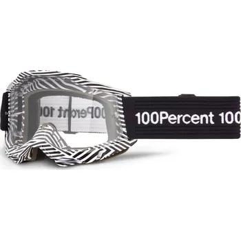 Motocyklové brýle ACCURI 2, 100% brýle SAMBA, čiré plexi