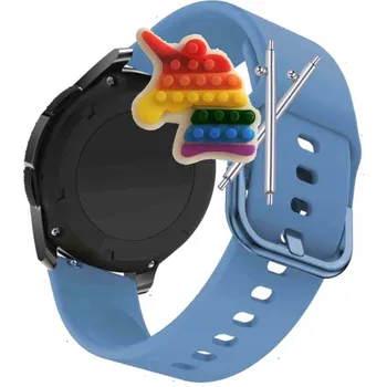 Pouzdro na mobilní telefon Řemínek Řemínek pro Devill SMF6SZ, Silikonový Modrý Smyčka, nastavitelný