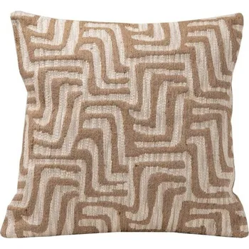 Polštář Blancheporte Žakárový polštářek s grafickým vzorem bílá/přírodní