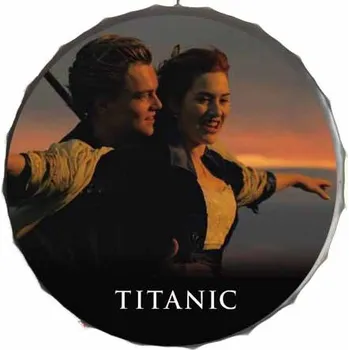 Plechová cedule Cedule 35x35cm víko Titanic 35x35cm