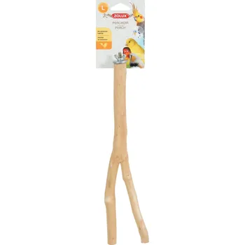 Příslušenství ke kleci pro ptáka Zolux S.A.S. Bidlo pro ptáky dřevěné L 31,5cm Zolux