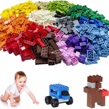 ostatní stavebnice STAVEBNÍ STAVEBNICE 1500 dílů SADA KREATIVNÍCH PLASTOVÝCH BLOKŮ