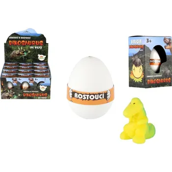 Figurka Vejce líhnoucí a rostoucí dinosaurus 6cm v krabičce 7,5x10,5x5 v