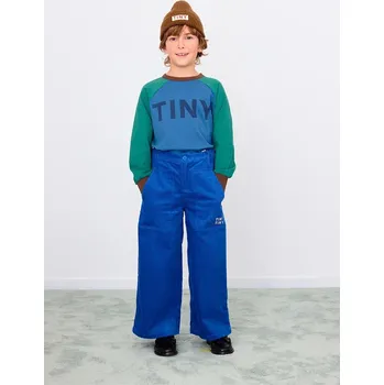Chlapecké kalhoty Dětské kalhoty Tinycottons TINY SOLID WOVEN PANT AW25.457 námořnická modř 59X, vel. 98