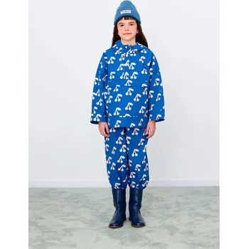 Chlapecké kalhoty Dětské tepláky Tinycottons CHERRIES WOVEN SWEATPANT AW25.189 modrá 55X, vel. 92