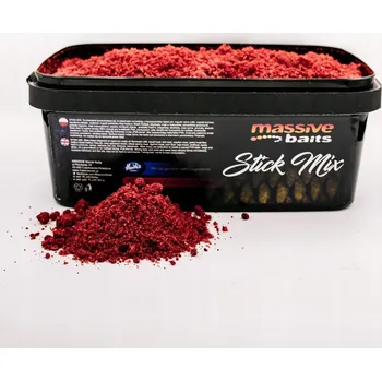 Návnadová surovina Směs na nástrahy Massive Baits Red Monstrum 750g