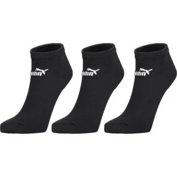 Pánské ponožky Unisex ponožky Puma ELEMENTS UNISEX PLAIN SNEAKER 3P 39/42 Černá, Bílá