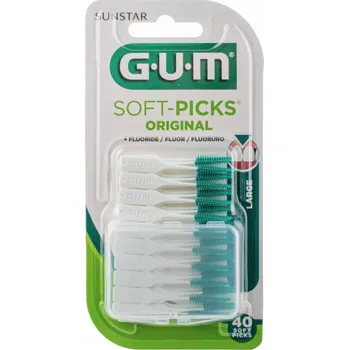 Zubní kartáček Mezizubní kartáčky GUM Soft Picks, 40 ks L