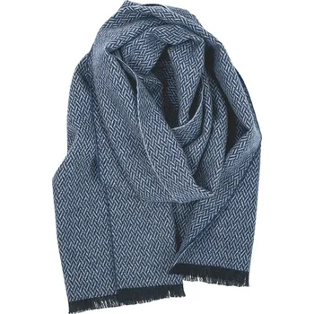 Šála Lapuan Kankurit Merino šál Huurre, tmavě modrý