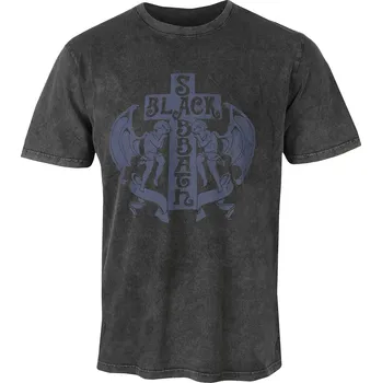 Oblečení a móda Tričko metal pánské Black Sabbath - Angels Stone Wash - ROCK OFF - BSSTNW84MC - S