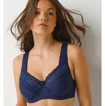 Miss Mary Of Sweden Podprsenka z bavlny a anglické krajky Miss Mary®, s kosticemi nám.modrá 75D