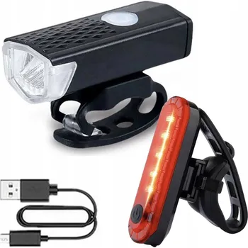 Cyklosvítilna Osvětlení na kolo PrzydaSie #5397 300 lm akumulátor