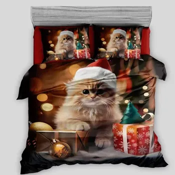 Povlečení Povlečení SAVENA CAT 7-dílná sada 140x200 cm