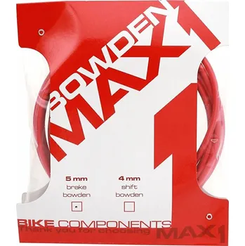 Lanko pro jízdní kolo Bowden MAX1 5mm (balení 3m) červená