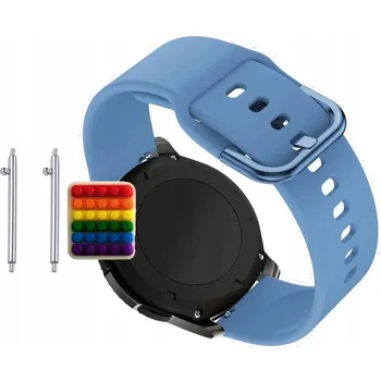 Pouzdro na mobilní telefon Řemínek Řemínek pro chytré hodinky WonderWatch Gold 7, Silikonový Modrý Smyčka