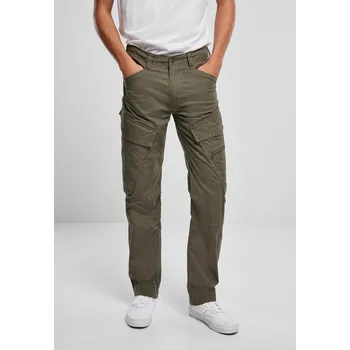 Pánské kalhoty Pánské kalhoty Urban Classics Slim Fit Cargo Brandit šedá | kaki 1753817