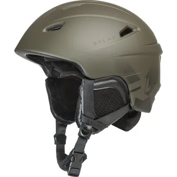 Lyžařská helma Relax RH17T Wild Green/Black Černá M (56-58)