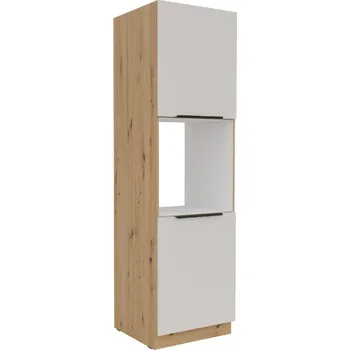 Kuchyňská skříňka Vysoká skříň na vestavnou troubu SOLEA DUB ARTISAN / KAŠMÍR 60 DP-210 2F