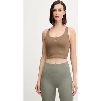 Tréninkový top adidas by Stella McCartney JW1998 hnědá 84X, vel. L