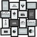 Nástěnný fotorámeček Gael Black 60x60 cm