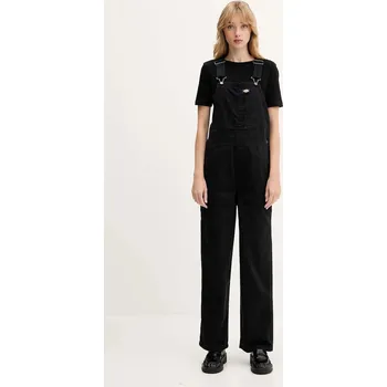 Dámské kalhoty Džínové lacláče Dickies dámské, DK0A87N8 černá 99J, vel. XL