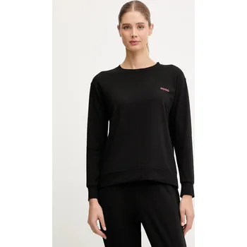 Pánské tričko Tričko s dlouhým rukávem HUGO HUGO ID LS-SHIRT černá barva, 50555632 99X, vel. XS