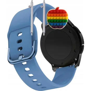 Pouzdro na mobilní telefon Pásek Řemínek pro Mibro GS Pro 2, Silikon Modrý Poutko, nastavitelný