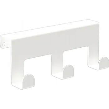 Věšák Háček bez vrtání Domer bílý