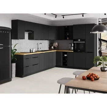 Kuchyňská linka Kuchyňská linka SIENA ČERNÝ MAT / ČERNÁ I