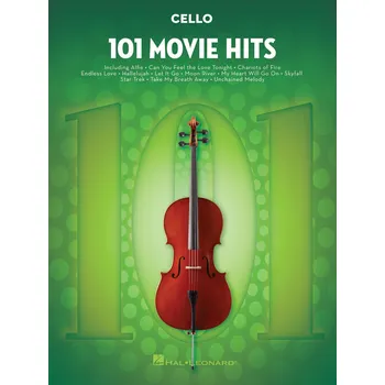 Hal Leonard 101 Movie Hits for Cello Noty