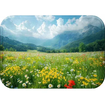 Koupelnová předložka KOUPELNOVÁ PŘEDLOŽKA | 40x60 RYCHLESCHNOUCÍ VODĚODOLNÁ MĚKKÁ PROTISKLUZOVÁ