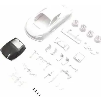 RC model auta Mini-Z: Karoserie McLaren 720S GT3 s ráfky pro RWD (nebarvená)