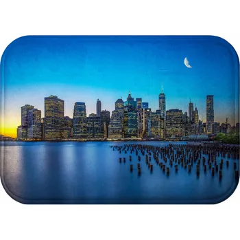 Koupelnová předložka KOUPELNOVÁ PŘEDLOŽKA | 40x60 VODĚODOLNÁ PROTISKLUZOVÁ RYCHLESCHNOUCÍ MĚKKÁ