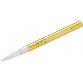 Kosmetický štětec Štěteček na zdobení a malování nehtů Aba Group Zlatý 5mm Gold Liner #5