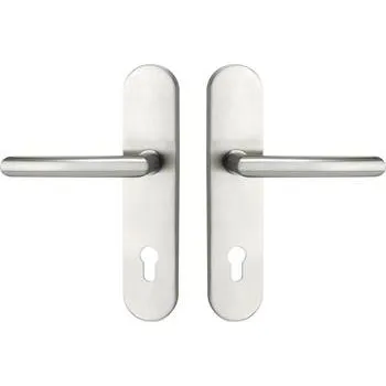 Bezpečnostní sada ARC, klika-klika, PZ 88 mm, nerez mat, vnější štítek 55x247x16