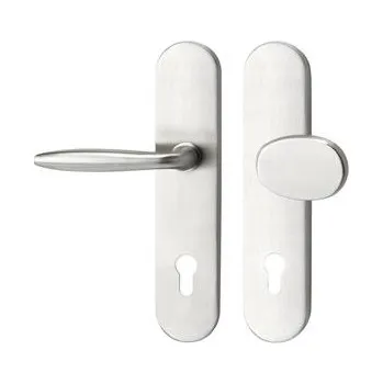 Bezpečnostní sada VERONESE, klika-koule, PZ 88mm, nerez, vnější štítek 55x247x16