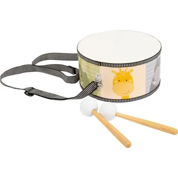 Dřevěná hračka Small Foot Bubínek Barevné safari