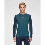 Triko BJ Performance wool LS teal M