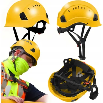 Pracovní přilba Pracovní Přilba Průmyslová Ochranná Větraná Stavební BOZP ABS Žlutá