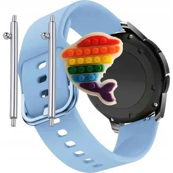 Pouzdro na mobilní telefon Pásek Řemínek pro LG Watch W7, Silikon Modrý Poutko, nastavitelný