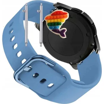 Pouzdro na mobilní telefon Řemínek Řemínek pro Mibro C4, Silikonový Modrý Smyčka, nastavitelný