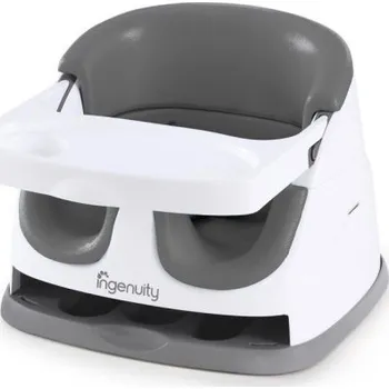 Jídelní židlička INGENUITY Jídelní židlička na židli 2v1 Baby Base Slate 6m+ do 22 kg