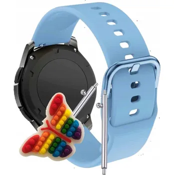 Pouzdro na mobilní telefon Řemínek Řemínek pro Garett Men 3S, Silikonový Modrý Smyčka, nastavitelný