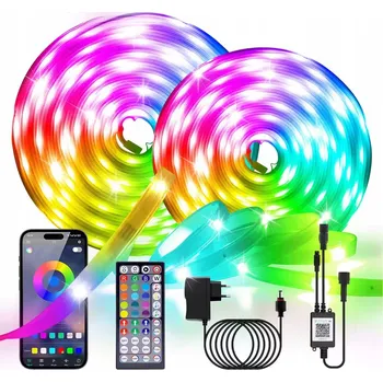 LED osvětlení Chytrý LED pásek RGB 5050, 60 LED/m, 5 m, vodotěsný, ovládání aplikací TUYA WiFi