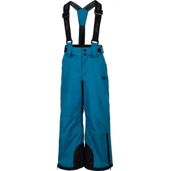 Snowboardové kalhoty TRESPASS Dětské lyžařské kalhoty 10 LET MODRÁ|ZELENÁ